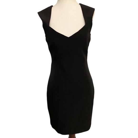 Mango Basics Sweetheart Little Black Cocktail Dress- XS - Picture 3 of 14